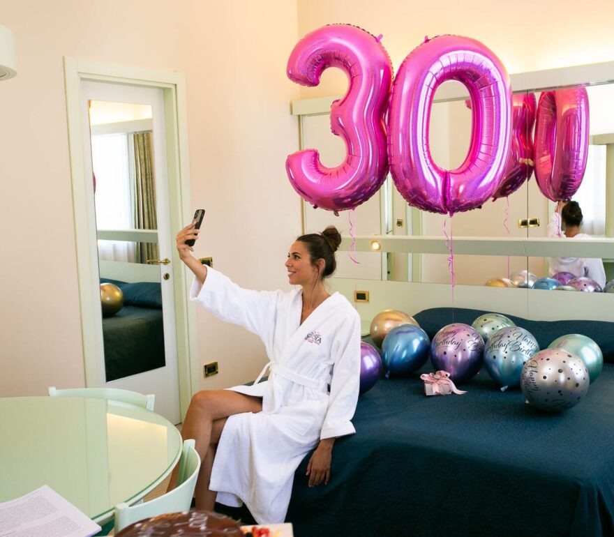 Celebrazione di compleanno in hotel