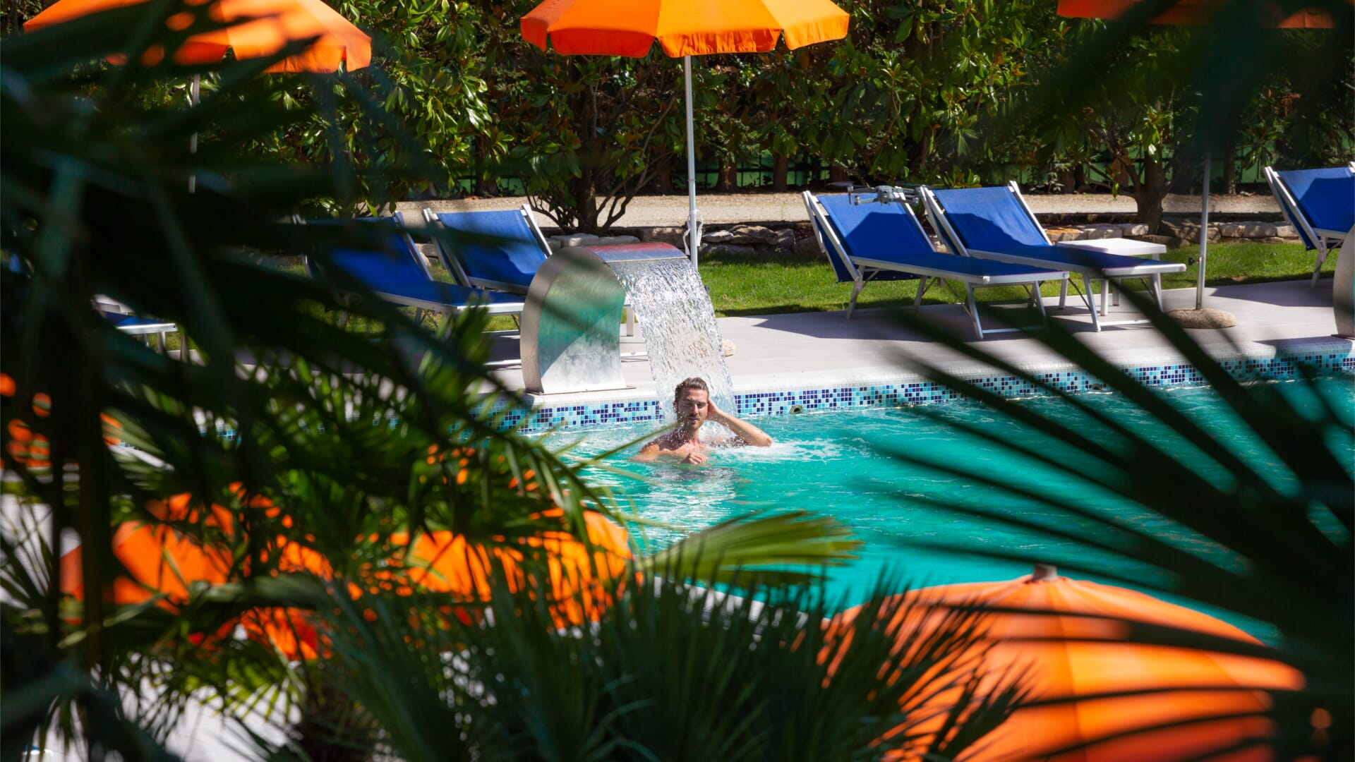 Rilassante piscina termale all'aperto